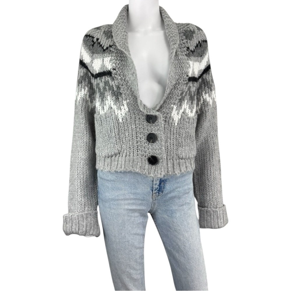 John & Jenn NWT Brady Blackcomb Sweater Cardigan Size S E0229
